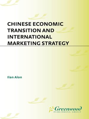 cover image of Chinese Economic Transition and International Marketing Strategy